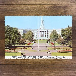 Vintage Denver Colorado City Souvenir Postcard